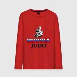 Мужской лонгслив хлопок Russia judo
