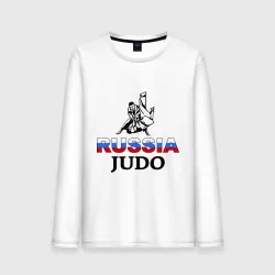 Мужской лонгслив хлопок Russia judo