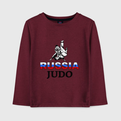 Детский лонгслив хлопок Russia judo