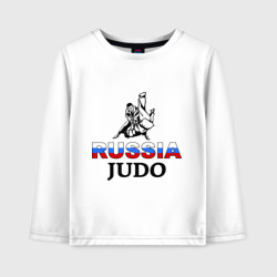 Детский лонгслив хлопок Russia judo