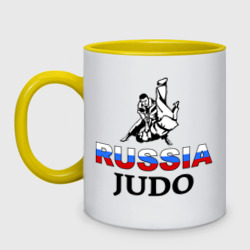 Кружка двухцветная Russia judo