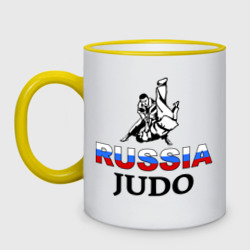 Кружка двухцветная Russia judo