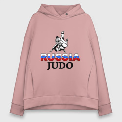 Женское худи Oversize хлопок Russia judo