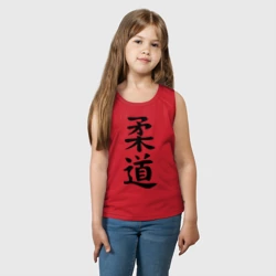 Детская майка хлопок Иероглиф дзюдо - фото 2