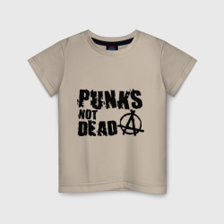 Детская футболка хлопок Punks not dead 2