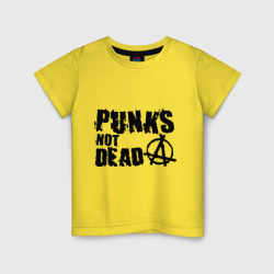 Детская футболка хлопок Punks not dead 2