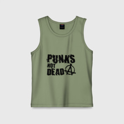 Детская майка хлопок Punks not dead 2