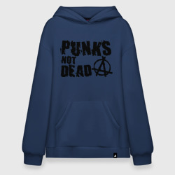 Худи SuperOversize хлопок Punks not dead 2