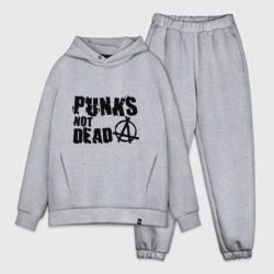 Мужской костюм oversize хлопок Punks not dead 2