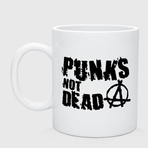 Кружка керамическая Punks not dead 2