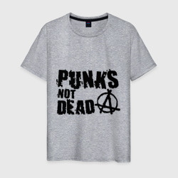 Мужская футболка хлопок Punks not dead 2