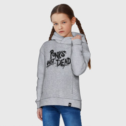 Детское худи Oversize хлопок Punks not dead - фото 2