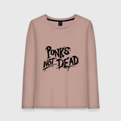 Женский лонгслив хлопок Punks not dead