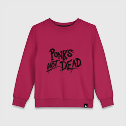 Детский свитшот хлопок Punks not dead