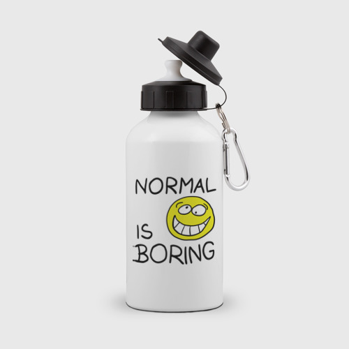 Бутылка спортивная Normal is boring Обыденность это скучно