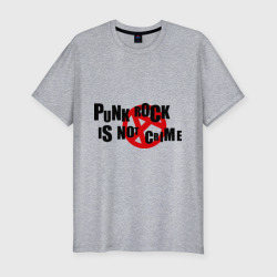 Мужская футболка хлопок Slim Punk rock is not a crime