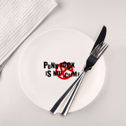 Тарелка Punk rock is not a crime