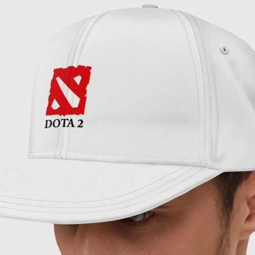 Кепка снепбек с прямым козырьком Logo Dota 2
