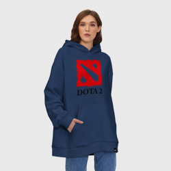 Худи SuperOversize хлопок Logo Dota 2 - фото 2