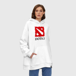 Худи SuperOversize хлопок Logo Dota 2 - фото 2