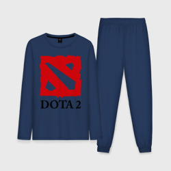 Мужская пижама с лонгсливом хлопок Logo Dota 2