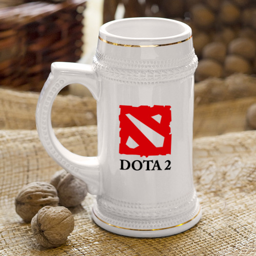 Кружка пивная Logo Dota 2 - фото 4