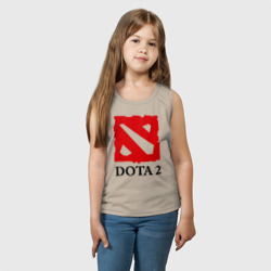 Детская майка хлопок Logo Dota 2 - фото 2