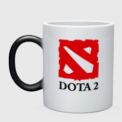 Кружка хамелеон Logo Dota 2