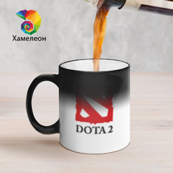 Кружка хамелеон Logo Dota 2