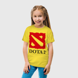 Детская футболка хлопок Logo Dota 2 - фото 2