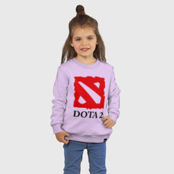 Детский свитшот хлопок Logo Dota 2 - фото 2