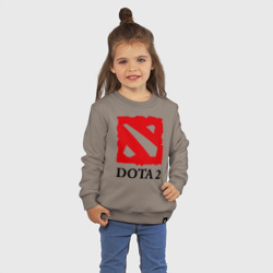 Детский свитшот хлопок Logo Dota 2 - фото 2