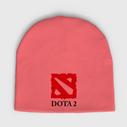 Женская шапка демисезонная Logo Dota 2