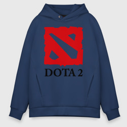 Мужское худи Oversize хлопок Logo Dota 2