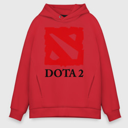 Мужское худи Oversize хлопок Logo Dota 2