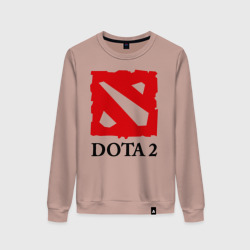 Женский свитшот хлопок Logo Dota 2