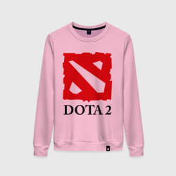 Женский свитшот хлопок Logo Dota 2