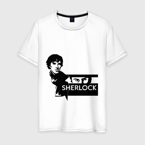 Мужская футболка хлопок T-shirt Sherlock