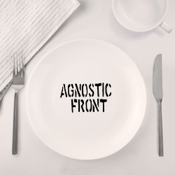 Набор: тарелка + кружка Agnostic front - фото 2