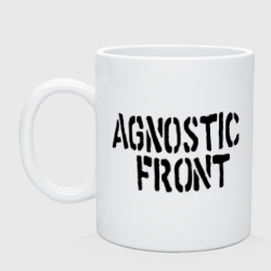 Кружка керамическая Agnostic front