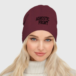 Женская шапка демисезонная Agnostic front - фото 2