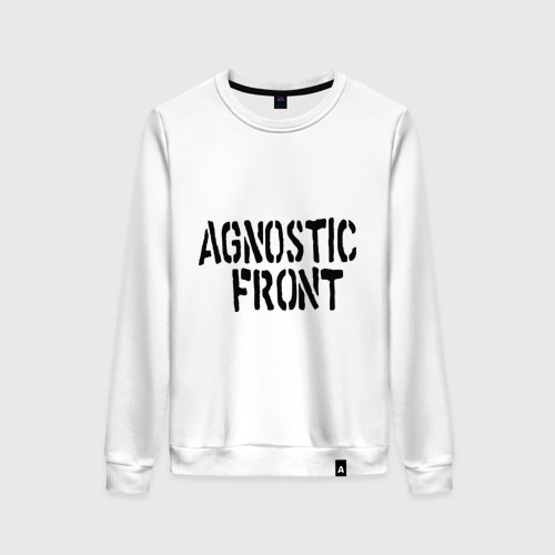 Женский свитшот хлопок Agnostic front Фото 01 Женский свитшот хлопок Agnostic front Фото 01