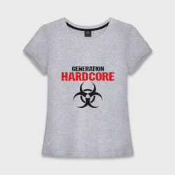 Женская футболка хлопок Slim Generation Hardcore