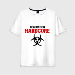 Женская футболка хлопок Oversize Generation Hardcore