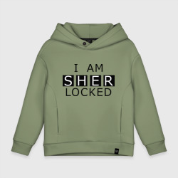 Детское худи Oversize хлопок I am sherlocked