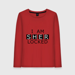 Женский лонгслив хлопок I am sherlocked