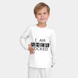 Детская пижама с лонгсливом хлопок I am sherlocked - фото 2