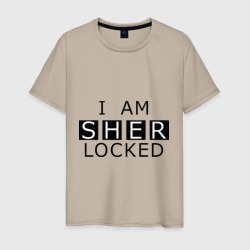 Мужская футболка хлопок I am sherlocked