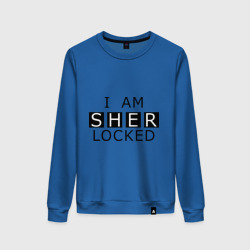 Женский свитшот хлопок I am sherlocked