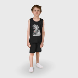 Детская пижама с шортами хлопок Мэрилин Монро с тату - фото 2